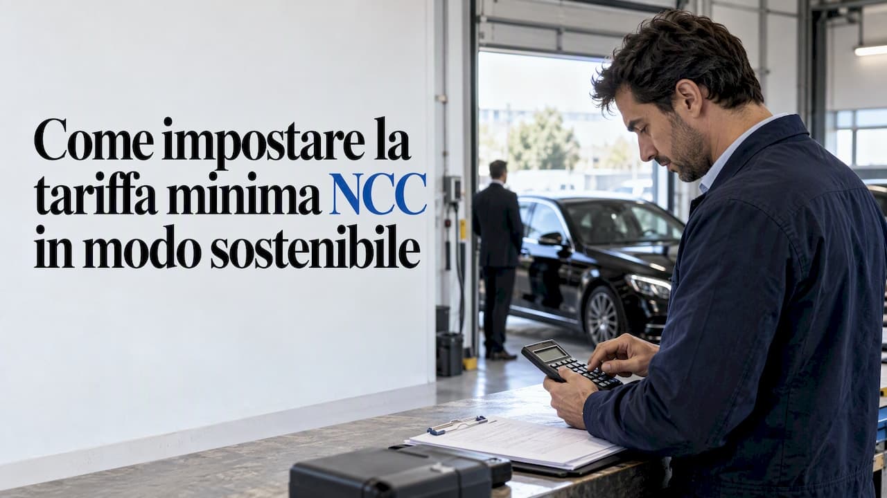 Come impostare la tariffa minima NCC in modo sostenibile