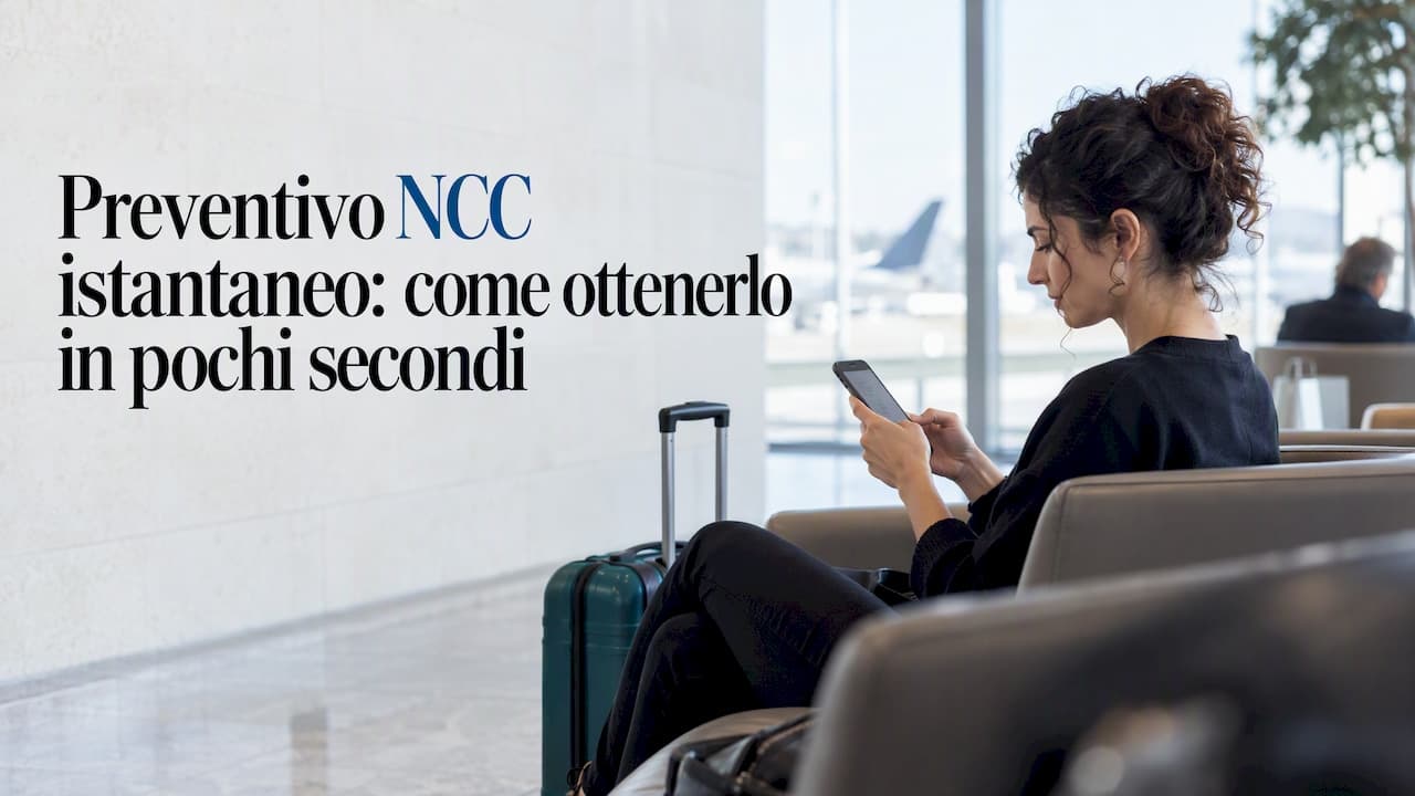 Preventivo NCC istantaneo: come ottenerlo in pochi secondi